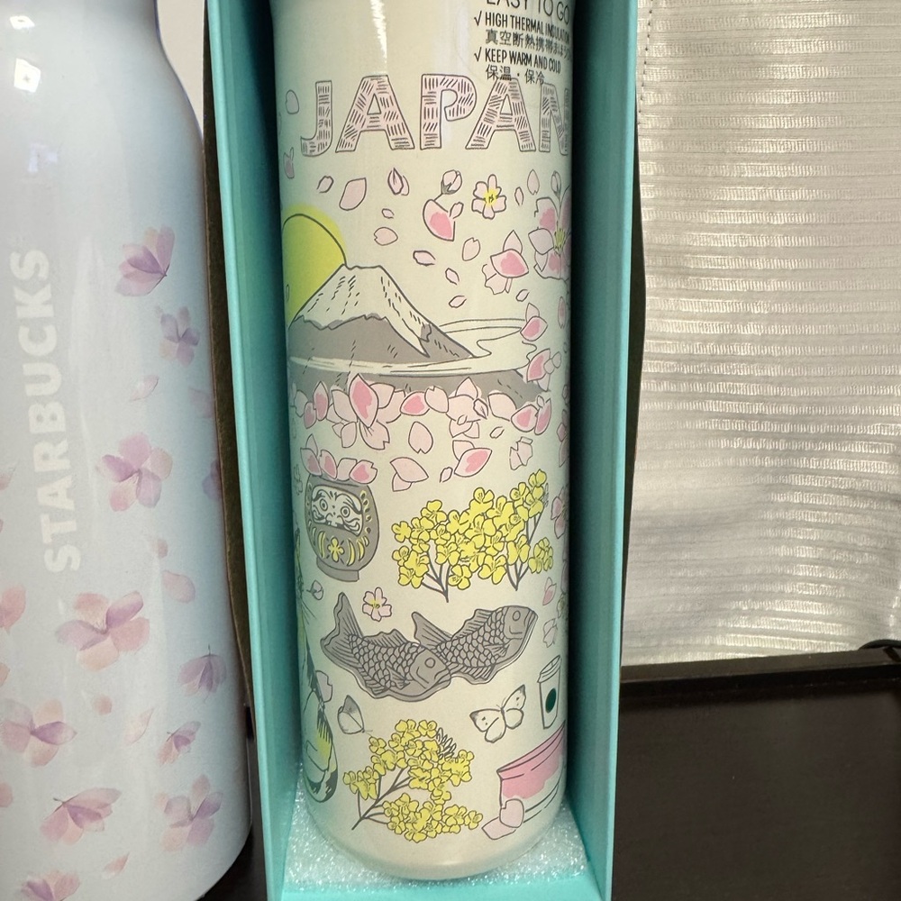 Starbucks Japan Sakura Tumbler - White and Pink